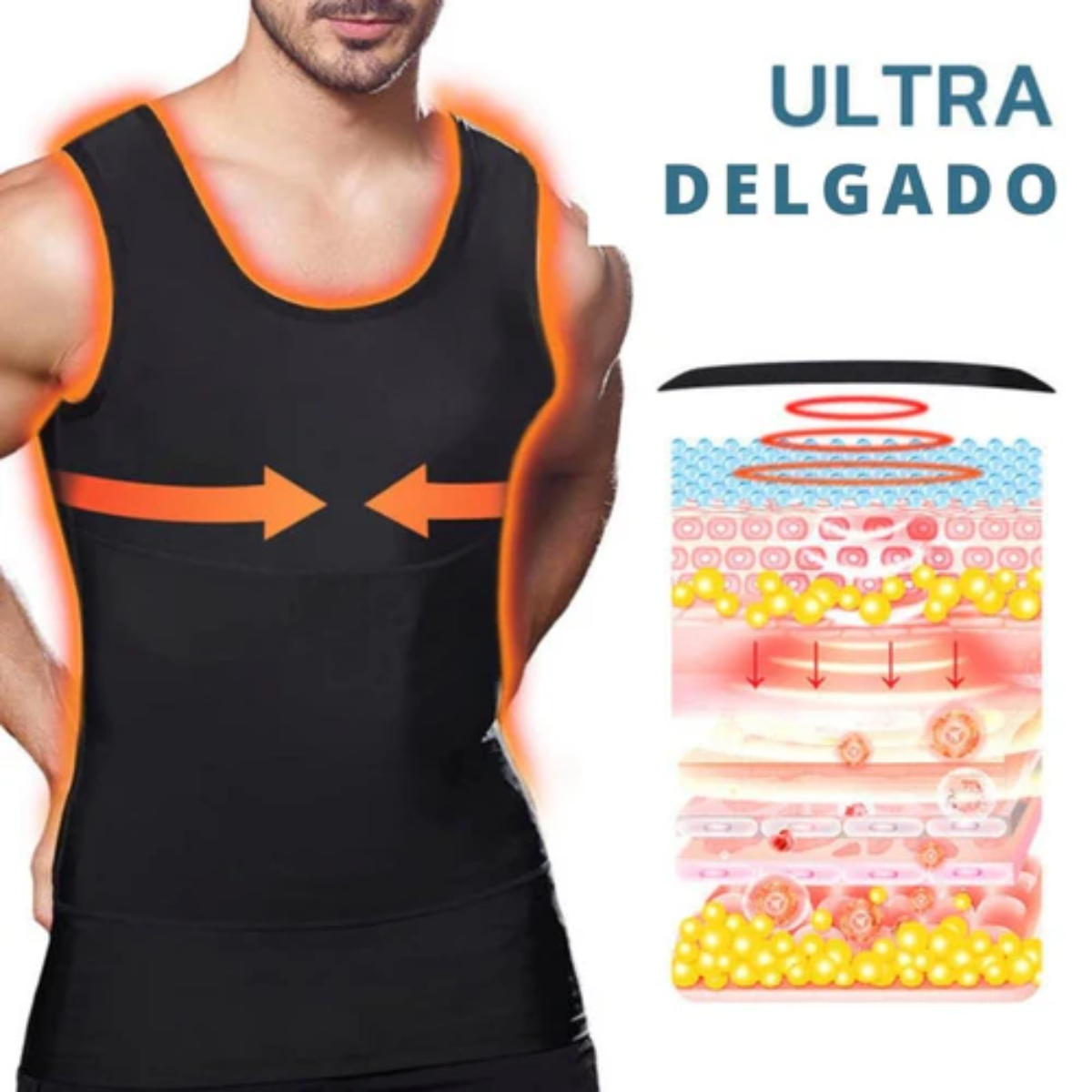 Transforma tu Cuerpo en 4 Semanas - Camiseta Térmica Reductora SweatFit Pro